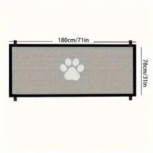 Pet Isolation Fence, Balcony Cat Isolation Net, Indoor Barrier Safety Protection, No Drilling Required, Chicken/Duck Net (Includes 4 Powerful Hooks) - Black - View 10