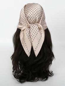 1条佩斯利花纹波西米亚风头巾，可作沙滩时尚围脖或连衣裙使用 - 多色 - 查看 60