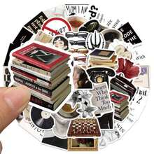 50张博物馆艺术家艺术复古美学奇幻太阳Ins Y2K市中心美学贴纸礼品幽默搞笑贴纸80年代90年代动漫贴纸，适用于剪贴簿用品、信封、水瓶、电脑、笔记本电脑、手机、行李箱、笔记本、冰箱、节日派对、圣诞节装饰新年冬季 - 彩色 - 查看 7