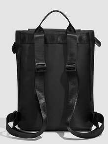 New Large Capacity Waterproof Backpack, 2025 Casual Versatile Commuter Bag, Business Travel Hiking Lightweight Backpack - Black - View 6