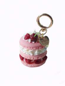 1件新款水果甜点吊坠，正品小众简约女友包包吊坠钥匙扣挂件礼物 - 彩色 - 查看 10