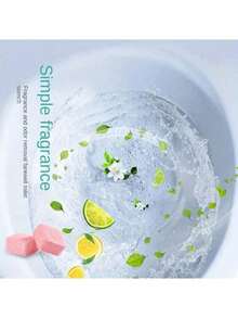 1pc Of Strong Deodorizing Urine Scale Toilet Cleaner, Toilet Cleaner, Toilet Cleaning Tablets, Effervescent Remover, Toilet Cleaner, And Toilet Effervescent Tablets, Suitable For Toilet Sheets. It Is Also Used In Washing Machines - Solid State - View 4