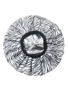 1/4pcs Double Layer Hair Care Cap, Anti-Hair Loss Cap, Postpartum Cap, Hair Mask Cap, Dry/Wet Hair Cap, Sleep Cap - Multicolor - View 16