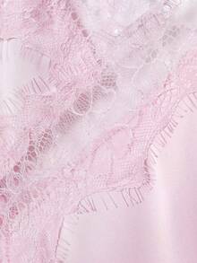 DEEKA New Fashion European Style Lace Decor Camisole Top For Women Pink Summer - Pink - View 6