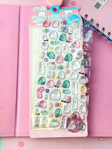 Cute 3D Crystal Stickers, Adorable Animal DIY Phone Decorative Stickers, Student Planner Stationery Gift Decorations - Gifts. Perfect For Home Decor, Party Decorations, Birthday Gifts. - Multicolor - View 12