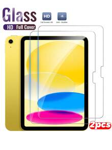 2 piezas de protector de pantalla de vidrio templado, película de vidrio plano de alta definición, compatible con iPad de 9.a generación (10.2 pulgadas)/iPad de 10.a generación (10.9 pulgadas) 2022/iPad Air (11 pulgadas) 2024/iPad Air (13 pulgadas) 2024/iPad Pro (11 pulgadas) 2024/iPad Pro (13 pulgadas) 2024/iPad Mini 2024/iPad Air 13 2025(M3)/Galaxy Tab A10+, Galaxy Tab S10 Lite, Galaxy Tab S11, suave y resistente a los arañazos - transparente - Ver 14