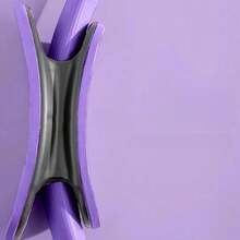 Round Yoga Pilates Ring: Can Be Used For The Muscles Of The Hands, Shoulders, Thighs, Abdomen And Glutes - A Fitness And Shaping Tool. - Purple - View 6