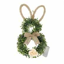 1pc There Is A Rabit Wreath With 20 Headlamp Strings And An Easterwreath Hanging At The Entrance, Lving Room, And Garden,Creating A More Atmospherit Atmosphere Using 2*AA Batenes - Multicolor - View 8
