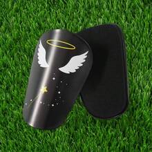 1 Pair High Quality Lightweight Mini Football Shin Guards | Thick And Durable Sports Knee Pads Suitable For Men And Women | Suitable For Yoga, Football, Basketball And Other Sports Training Equipment, Shock Absorbing Protection - Black - View 6