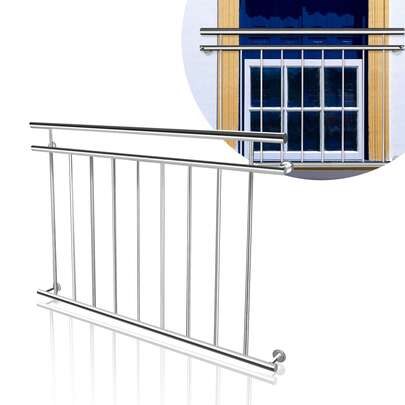 Stainless Steel Balcony Railings, Terrace Railings, Balustrades, Balcony Grilles For Outdoor Use, Window Grilles
