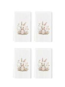 2pcs/4pcs Easter Bunny Pattern Kitchen Towels, Easter Egg Pattern Bathroom Towels, Easter Outdoor Party Towels, Easter Home Decor, Easter Kitchen Decor, Modern Style, Quick Dry, Super Soft Microfiber Material, Rectangular, 15.75IN*23.62IN/40*60CM Digital Printing Pattern, Suitable For Outdoor Party Decoration, Holiday Gifts - Multicolor - View 7