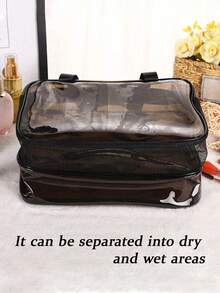 1PC Storage Bag Makeup Travel Bag Make Up[US-Based Shipping]  Brush Bag Toiletry Bag Transparent Made Of PVC Material, Hand-Held Toiletry Bag, Cosmetic Storage Bag, Beach Bag, Essential For Traveling Makeup Travel Toiletry Organizer Clear Essentials Gifts Storage Zipper Accessories Nail, Makeup Bags, Cosmetic Bag, Makeup Pouch, Bag, Vanity, Make Up Pouch Bag, Small Makeup Bag, Cosmetic Bag, Christmas Gifts, Pouch, Clutch / Small Handbag, Makeup Organizer, Pouch, Brush Holder, Mini Pouch, Large Capacity Pouch, Gifts Christmas Gifts, Gift Ideas For Women,Simple & Fashionable Makeup & Toiletry Bag With Handle, Storage Organizer,Solid Square Makeup Bag,Kitchen Essentials,Kitchen,Home Appliances,Valentine's Day,Valentines Gifts,Shoes,Travel Essential,Room Deocr,Storage,Bride Stuff,Travel Essential,Cruise Essentials,Beach Bag,Bedroom Furniture,Vacation Essentials,Makeup Bag,Home Décor,Jewelry Organzier,Kitchen Storage,Lonchera,Tissue Holder,Makeup Organzier,Key Holder,Storage Orangizer - 彩色 - 查看 8