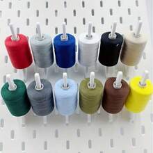 10pcs Large Spool Hooks, Multi-Function Hooks, Spool Holders, Spool Storage Racks, Suitable For Large Spools, Fit For Minimalist Storage, Applicable For Workbench, Improve Storage Efficiency - Multicolor - View 9