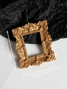 Vintage European Baroque Mini Gold Photo Frame, Nail Art, Jewelry, Decor, DIY Craft Supplies, Photography Props, Figurine Display - Multiple Styles - View 15