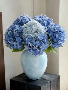 18/9pcs Artificial Hydrangea Bouquet - Realistic Silk Hydrangeas, Perfect For DIY Wedding Bouquets, Bridesmaid Decor, Home And Office Decoration (Living Room, Kitchen, Garden, Hotel), Mother's Day, Birthday And Valentine's Day Gift Ideas, Room Arrangement, Home Beautification, Spring Decor, Bedroom Accents, Wedding Venue Decor, Garden Landscaping, Outdoor Corridor Decor, And Mother's Day Gifts For Female Elders - Haze Purple - View 5