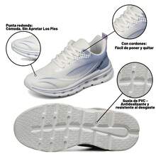 Weide Zapatillas Tenis De Mujer Zapatos Deportivas Transpirables Cómodos Antideslizantes Ligero Moda - Azul - Ver 7