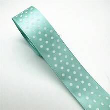 5yards 2.5cm 1inch Bows & Ribbons Printed Dots Satin Ribbon DIY Bow Hair Wedding Valentine's Day Handmade DIY Materials Christmas Decoration - Pick Colors - View 5