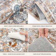 Pauwer 3 Piece Kitchen Mats For Floor Set Boho Non Slip Kitchen Rugs Washable Farmhouse Kitchen Floor Mats Thick Long Kitchen Throw Area Rug Carpet Runner For Hallway Laundry Bathroom - Kem Tân Cổ Điển - Xem 3