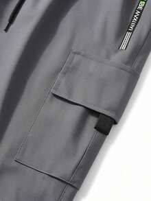 Pantaloni scurți cargo pentru bărbați noi pentru vară și pantaloni scurți sport lejeri, de lungime medie, pantaloni casual pentru bărbați în timpul verii - Gri - Vizualizare 6