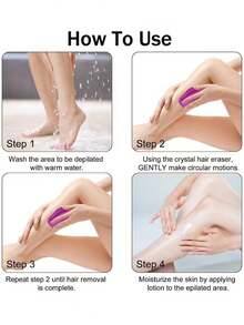 1pc Reusable Waterproof Physical Painless Hair Removal Device, Suitable For Men And Women, Elegant Gift - Multicolor - View 3