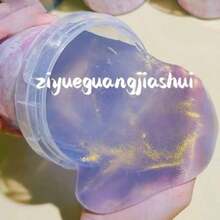 1 件 300ML 桶装版泡沫凝胶假水史莱姆，缓解压力治愈玩具粘性模拟水史莱姆，高审美价值缓解压力玩具（随机包装贴纸） - 彩色 - 查看 10