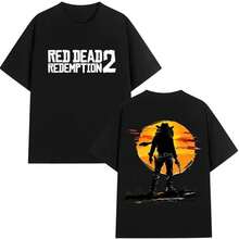 Camiseta gráfica clásica de  2 para hombres y mujeres, camiseta casual de algodón puro con estampado de primavera-verano 2026 - Negro - Ver 10