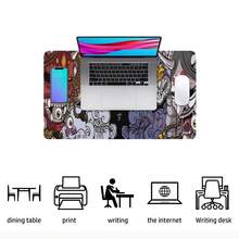 Large Mouse Pad For Laptop,14x24 Inch Non-Slip Rubber Base For Laptop Computer Office & Gaming,Hellish Demon Design - màu đen - Xem 3