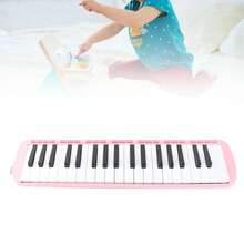 Melódica de 37 teclas, instrumento musical de viento con teclado para principiantes y profesionales, color rosa. - Rosa - Ver 4