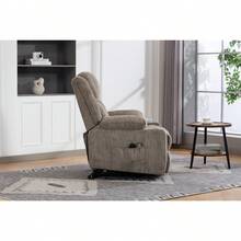 Recliner Parts - Light Brown + Velvet + Bedroom - View 3