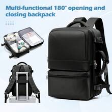 女士双肩包,手提双肩包,旅行双肩包,轻便大容量,适用于15.6英寸笔记本电脑,防水尼龙材质,短途商务旅行包,电脑背包,适合旅行、商务、工作、上学、户外、度假,男女学生皆宜的礼物 - 彩色 - 查看 3