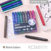 0.6mm Stainless Steel Tip Erasable Gel Pens, Smooth Writing, Easy To Erase Cleanly Without Residue, Built-In Eraser, Cute Eggshell Design, Compact & Portable, Vibrant Colors, Suitable For Drawing, Doodling, Writing, Marking, DIY Planner - Erasable Gel Pen - View 3