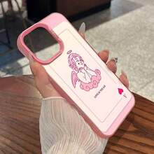 本格的ななスマホケース  11/12/13/14/15/15pro/15 Plus/15 Promax/7plus/8plus/11pro/12pro/13pro/14pro/11promax/12promax/13promax/14promax/14plus/5 - 半透明のパウダー - チェックする 1