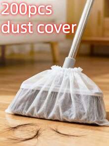 jakehoe 108pcs/Set Disposable Broom Covers, Essential Household Items. Made Of Electrostatic Adsorption Fabric, Effectively Removes Hair And Dust, Easy Cleaning. Suitable For Classrooms, Offices, Bedrooms, Living Rooms, Hotels, Dorms And Other Spaces. Transparent Garment Storage Bags With Zipper Closure, Moisture-Proof Storage For Jackets, Shirts, Skirts, Pants And Other Clothing. - A - View 3