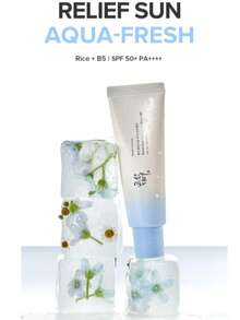 Beauty Of Joseon Relief Sun Aqua-Fresh Rice + B5 SPF50+ PA++++ Sunscreens 1.69oz/50ml Refreshing Lightweight Hydrating, UV Sun Protection, Girlfriend Wife Mom Friend Birthday Gift, Best Selling Sunscreen, Summer Essential, Outdoor Necessary, Summer Vacation,  Good For Oil Skin, For All Skin Type, Korean Sunscreen, K-Beauty, Kbeauty, - 白色 - 查看 6