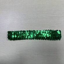 Celtic Style Glitter Headband With Faux Feather Side Design - Boho Headpiece Suitable For St. Patrick's Day Parade, Irish Festival Outfits, Music Festivals Fashion, Masquerade And Theme Parties, Crystal And Rivet Decorated Headpiece - Green - View 10