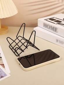 1个/2个创意铁艺小椅子手机支架，可调节角度桌面支架，简约桌面床头支架，家居装饰，适用于iPad，适合慵懒地观看视频，宿舍、汽车等场所均可使用。 - 彩色 - 查看 10