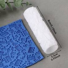 1个音符图案聚合物粘土纹理滚筒，聚合物粘土耳环制作滚筒 - 非常适合制作聚合物粘土纹理片 - GL279 - 查看 5