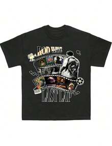 Rod Last Lap Tour 2024 Shirt Waves Vintage Streetwear Rapper Graphic Tee Shirt - màu đen - Xem 1