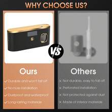 1pc Toothbrush Disinfection Stand And Drying Rack, 400mAh/Type-C Interface, Easy To Install, Suitable For Drying And Disinfecting Toothbrush And Cup, Essential Bathroom Item - Multicolor - View 5