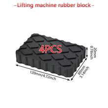 4pcs Ramp Rubber Blocks Car Lift Blocks - 120x80x20mm - View 1