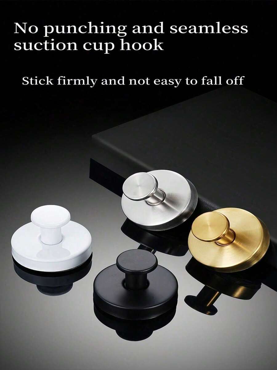 Vacuum Suction Cup Hook + Slipper Rack Combo Set, Reusable No Drill Wall Mounted Hooks For Kitchen, Bathroom, Coat Rack, Bathroom Suction Cup Hooks