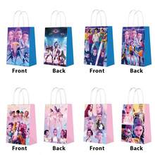 12个装 KPOP 女巫组合礼品袋、纸袋、手提袋、宝宝周岁生日礼品包装袋 - 随机发货 - 彩色 - 查看 4