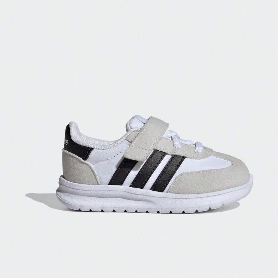 Adidas 婴儿/幼儿男童 RUN 70s 2.0 EL I 跑步鞋，低帮 JI2269 - 淺灰色 - 查看 1