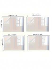 自粘透明保护膜，厨房防油防水可移除墙纸，适用于墙面和橱柜保护，耐热贴纸，透明瓷砖墙贴 - 彩色 - 查看 7