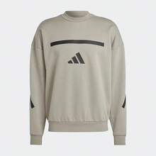 adidas Z.N.E.系列 SWEATSHIRT 舒適圓領輕薄衛衣 男款 土褐色 - 土褐色 - 查看 4