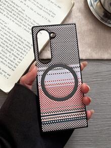 1pc Magnetic Wireless Charging Phone Protective Case, Aesthetic Protection, Unique Pattern, High-Quality Coverage, Foldable Cover, Compatible With Samsung Galaxy Z Fold 7/6/5/4, Full-Coverage Anti-Drop Protective Case Compatible With Samsung Galaxy Z Flip7/Galaxy Z Flip7FE Galaxy Z Flip6/5, Suitable For Men And Women, Birthday/Graduation/Back To School Gift - Multicolor - View 45