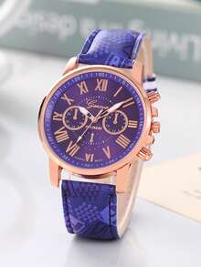 2pcs/Set Fashionable New Barrel Shaped Women's Watch, Stylish Student Niche High-End Aesthetic - Multicolor - View 2