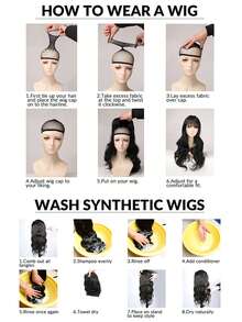 Long Straight Layered Highlighted Synthetic Wig In Red Black Gradient White Gold Suitable For Cosplay Heat Resistant Hair - Multicolor - View 6