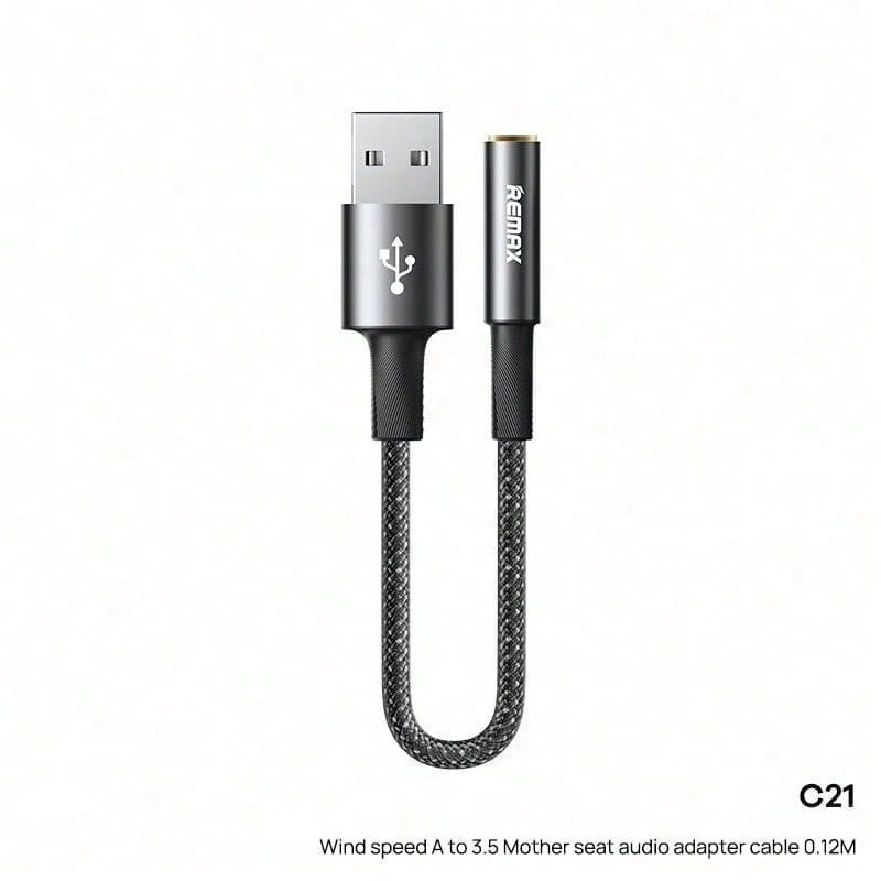 CB08(I-3.5F) 智能音量音频适配器线，兼容 iPhone 至 3.5mm 母头连接器（0.12M，黑色），高清音质，无播放延迟，坚固耐用，广泛兼容，铝合金接头，耐刮擦和耐磨损。 - 黑色( A TO 3.5) - 查看 1