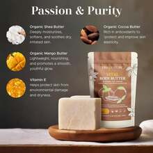 Era Of Nature Organic Shea, Mango &Amp; Cocoa Body Butter \U2013 Raw, Unrefined, 100% Natural \U2013 Perfect Base For DIY Skincare, Body Butters, Lotions, Soaps &Amp; Lip Balms \U2013 Essential For Homemade Creations \U2013 32oz - ColorE - 查看 3